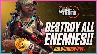 THIS NEW GEAR SET IS CRAZY! The Division 2: Solo/Group PVE Skill Build! Damage & Survivability!