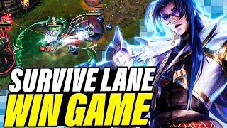 Survive lane to WIN GAME! This Yone loadout makes you UNKILLABLE!