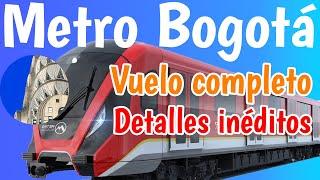 Metro de Bogotá Vuelo completo 24 Km Mayo 2024