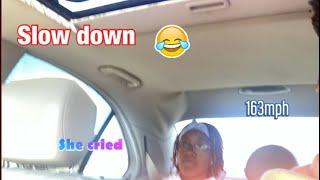 Little sister reacts to my tuned Mercedes
