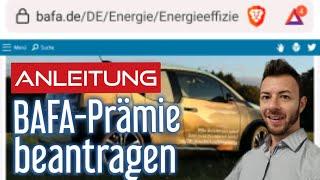 BAFA Antrag für E-Auto Umweltprämie ausfüllen - Schritt-für-Schritt Anleitung