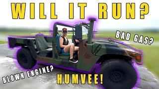 WILL THIS HUMVEE RUN?! | SITTING FOR 11 YEARS !