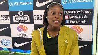 Olympic Gold Medalist Elaine Thompson-Herah talks her faith and superhero that best describes her