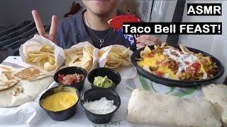 ASMR: CRUNCHY Taco Bell Haul (FEAST!) | Soft Whispering | Mukbang | Eating Show | JaySMR