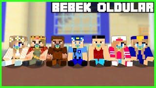 ŞEHİRDEKİ HERKES BEBEK OLDU!  - Minecraft ZENGİN FAKİR HAYATI