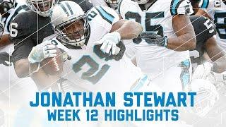 Jonathan Stewart Racks Up 96 Yards & 2 TDs! | Raiders vs. Panthers | NFL Week 12 Player Highlights