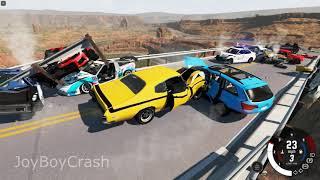 BeamNG Drive аварии на мосту (Часть 3) | CrashJoyBoy