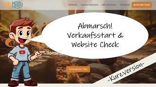 Abmarsch Verkaufsstart & Websitecheck -kurz-