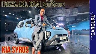 Kia Syros  क्या कीमत होगी ?  Ask CarGuru