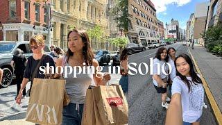 shopping in soho + little italy, chinatown in nyc and clothing haul!