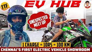 Chennai’s first Electric Vehicle Showroom | Unexpected Meet @TwinThrottlers_TTF  | Naveen’s Thought