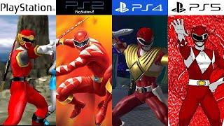 POWER RANGERS PlayStation Evolution (1996-2024)