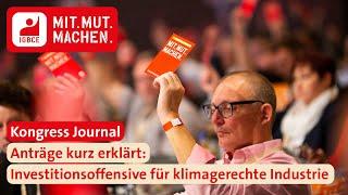 Investitionsoffensive für die klimagerechte Industrie | IG-BCE-Kongress 2021