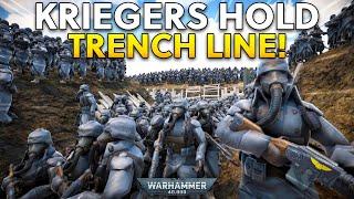 Can Death Korps hold Trench Line against 1 Million Chaos! | UEBS 2 Warhammer 40K