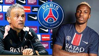 LUIS ENRIQUE HÉSITE A RECRUTER VICTOR OSIMHEN AU PSG.. DOSSIER COMPLEXE MAIS PAS IMPOSSIBLE !