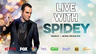 Magic Tutorials, Performances, and Giveaways. Starring YOU! Live with Spidey, Holiday Special!