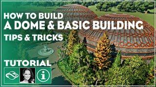 ▶ How to Build A Dome & Basic Building in Planet Zoo Tutorial | Tips & Tricks |