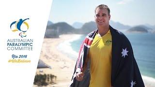 Brad Ness is the Rio 2016 Australian Paralympic Team Flag Bearer