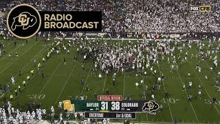 Colorado Radio broadcast of the Baylor-Colorado ending | 2024 College Football