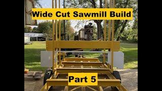 Trailer Bunk Fabrication, Wide Cut Sawmill Build