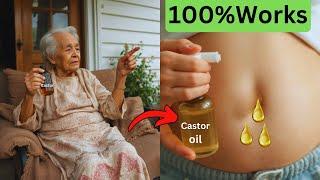 Old Doctors: We Spray Castor Oil on the Navel to Treat These 10 Health Problems Fast!