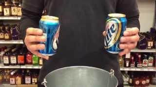 Miller Lite Punch Top Can VS Regular Top