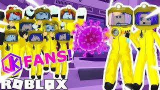 Playing Virus Story 2 with JK FANS!  / Roblox