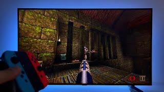 QUAKE | Nintendo Switch dock mode gameplay | 4K TV 138 cm