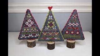 Flosstube Extra: Cross Stitch Christmas Tree Finishing Tutorial