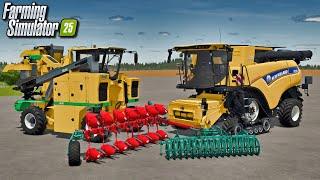 New Mods Pt.1 - New Holland CR10.90, OXBO 6030, & Kverneland Ecomat | FS25