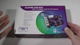 Sonnet Technologies Allegro USB PCIe Card Review