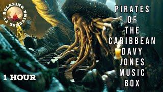 1 Hour .Pirates of the Caribbean Davy Jones MUSIC BOX Music • Peaceful Piano Music & Guitar Music