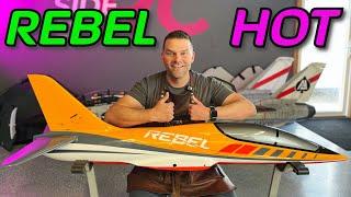 Launching The Hot New Series: Amazing 1.5m Rc Jet CARF Rebel!