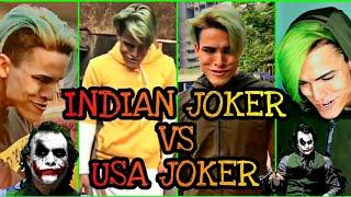 Viral joker Rizxtar tiktok videos|joker tiktok videos|Indian joker vs USA joker