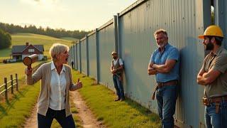 HOA Karen Complained About My Fence—So I Built a 15 FOOT STEEL BARRICADE!