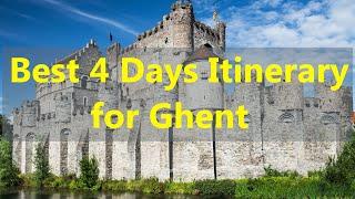 Discover Ghent, Belgium  charm: Ultimate 4-day travel guide | Top3Videos