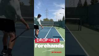 Improve your Tennis Forehand Accuracy | Toss-Hit in the Alley | Forehands #tennistraining