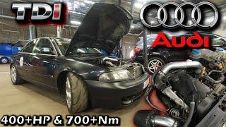 400+HP Audi A4 B5 1.9TDI Quattro ОБЗОР + ТЕСТ ДРАЙВ