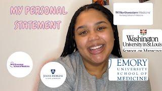 The Personal Statement that Landed me a FULL SCHOLARSHIP | Medical School