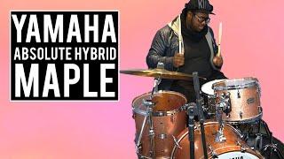 Yamaha Absolute Hybrid Maple Drum kit reviewed on Kwesi's Corner | Drumshack London