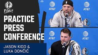 Jason Kidd & Luka Dončić | Practice Press Conference | 06/04/24