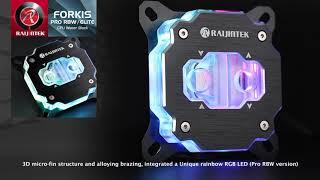 RaiJintek - DESIGNED IN GERMANY, MADE IN TAIWAN -  THE FORKIS CPU BLOCK SERIES