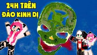 PANDA THỬ THÁCH 24 GIỜ SINH TỒN TRÊN ĐẢO KINH DỊ TRONG MINECRAFT*MỀU 1 NGÀY KHÁM PHÁ ĐẢO CƯỚP BIỂN