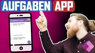 Aufgaben App (To Do Liste) + kostenloser Download | Power Apps