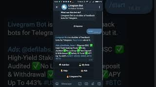 Tutorial Membuat Bot Telegram Untuk Chating Menggunakan Livegrambot