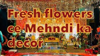 Luxury Mehndi Decor . Latest Mehndi Setup By Siddique Sons..