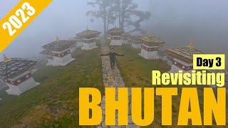 Bhutan 2023 Day 3 | Dochula Pass | Trans Bhutan Trail | Punakha Town | Punakha Dzong