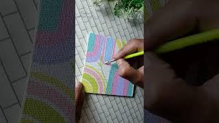 creative canvas painting idea//boho art ️#shorts#art#painting#drawing