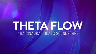 Theta Flow | 4Hz Deep Theta Binaural Beats Music | Fall Asleep Quickly | 8 Hours