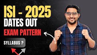 ISI 2025 Exam Dates out | Syllabus , Exam pattern , Placement | 0 Fees College | Jee Mains 2025 News